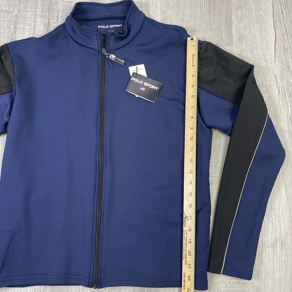 NWT Vintage Polo Sport Ralph Lauren Jacket Womens XL Navy Black Full Zip P - Picture 6 of 9